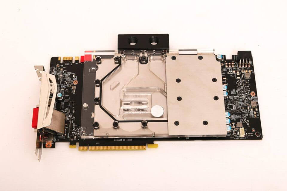 Install the graphics card water block