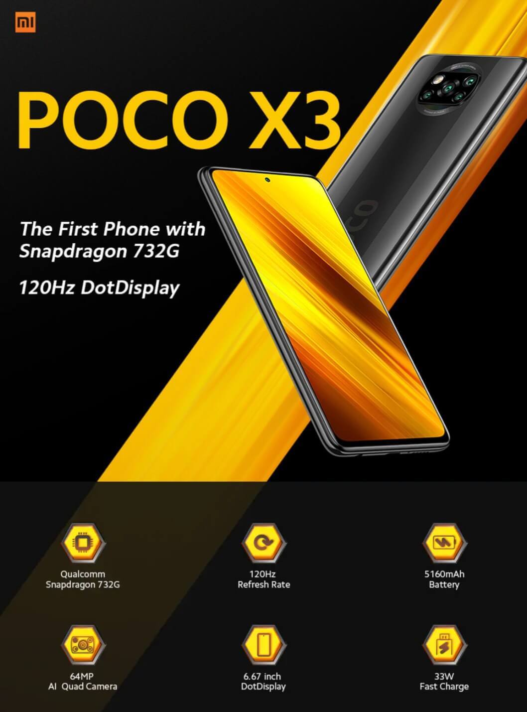 Xiaomi POCO X3 4G Smartphone Sell