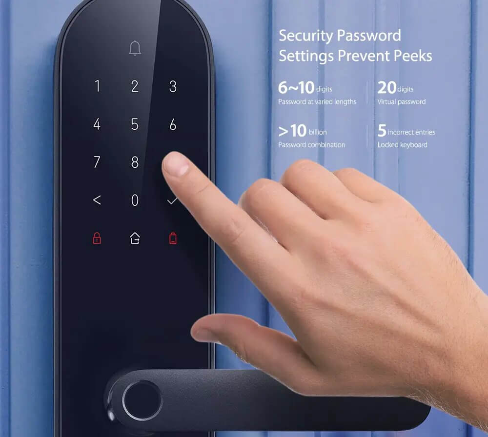 Aqara N100 Smart Door Lock with Doorbell 