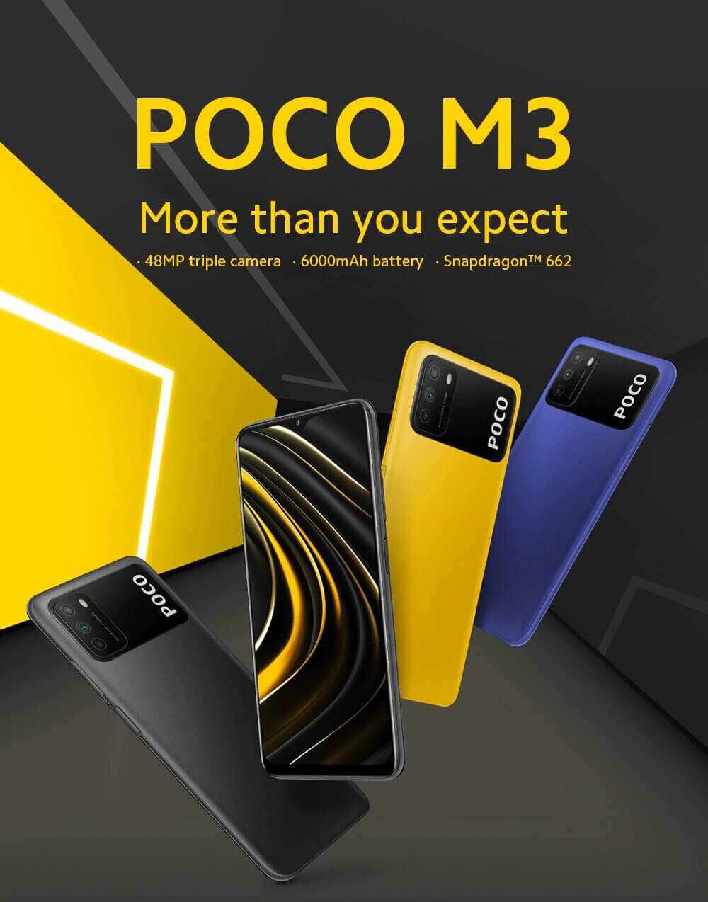 Xiaomi Poco M3 4G Christmas sale 2020 Smart Phone