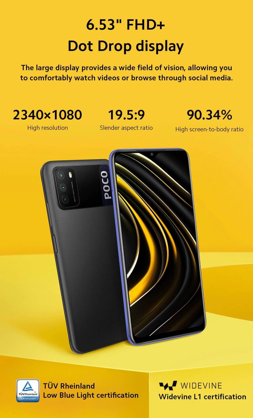 Xiaomi Poco M3 4G Christmas sale 2020 Smart Phone 