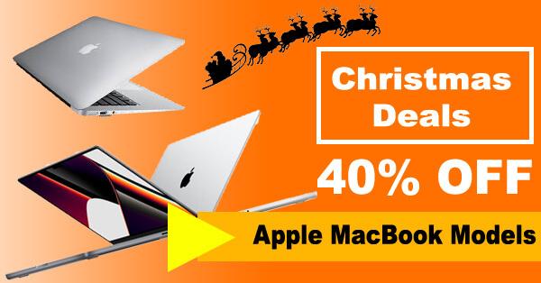 Apple MacBook Christmas Deals In 2022 - HUGE offers Up To 40%