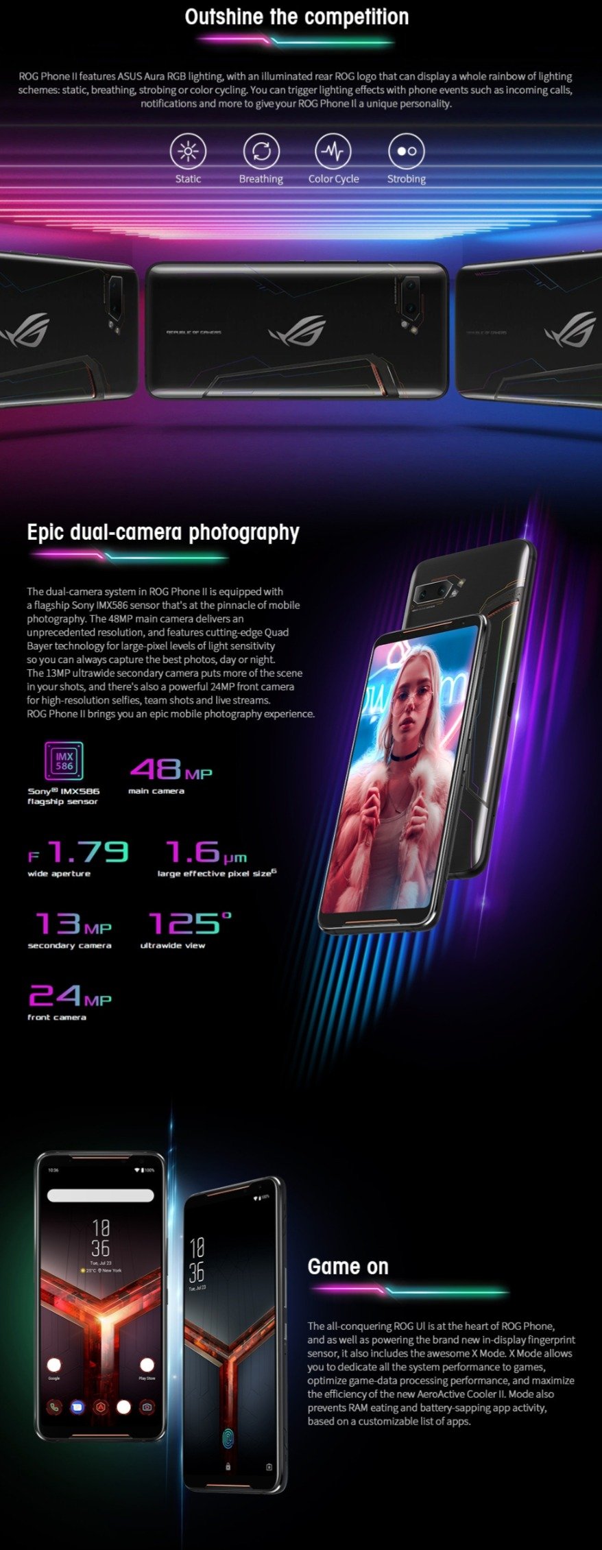 Black Friday Asus Sale - ASUS ROG Phone 2 Gaming 4G Smartphone