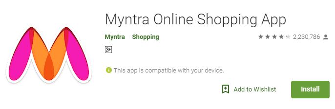 (Shopping guide)World Best Online Shopping Apps 2019 Myntra